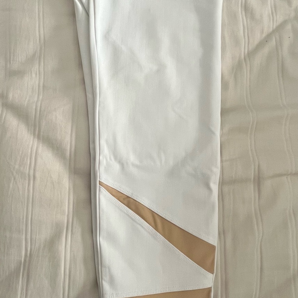 Lanston Sport Adrian Burst Leggings in white color and size medium NWT - Picture 4 of 6